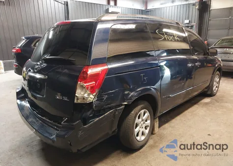 2007 Nissan Quest 3.5 Sl из США, поврежденный, VIN 5N1BV28U87N112745